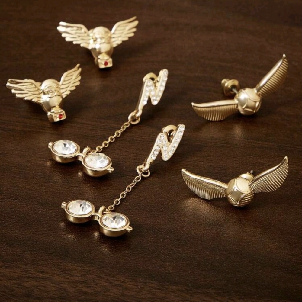 Harry Potter Earring Sets Of 3